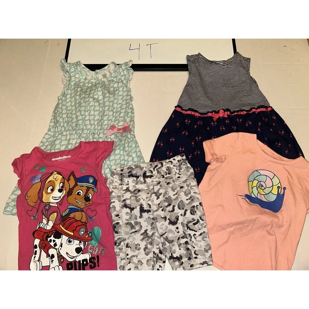 Toddler Girls Clothing Lot Size 4T 5 Pieces Total